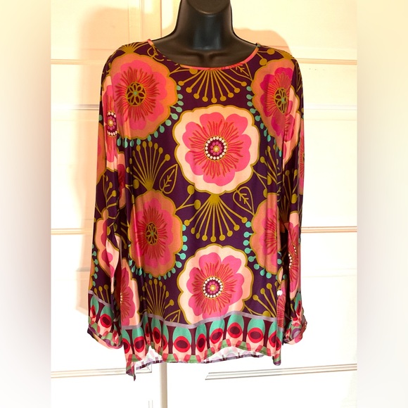 🛑🛑🛑MILANO ITALY 🇮🇹 COLOURFUL BLOUSE - Picture 7 of 13